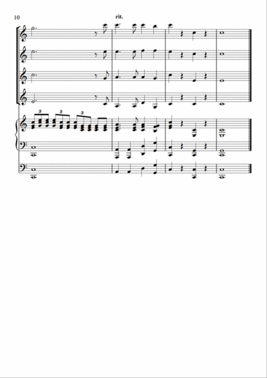 Cantique de Noël Set of Parts scores gallery preview page 12