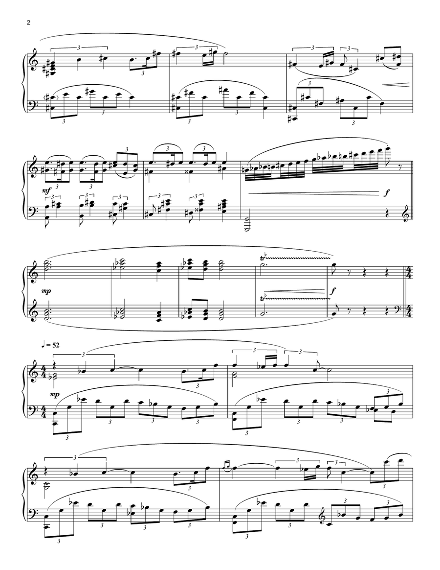 Toothless: Smitten. (from How to Train Your Dragon: The Hidden World) Piano Solo scores gallery preview page 2
