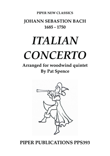 BACH: ITALIAN CONCERTO BWV 971 for woodwind quintet