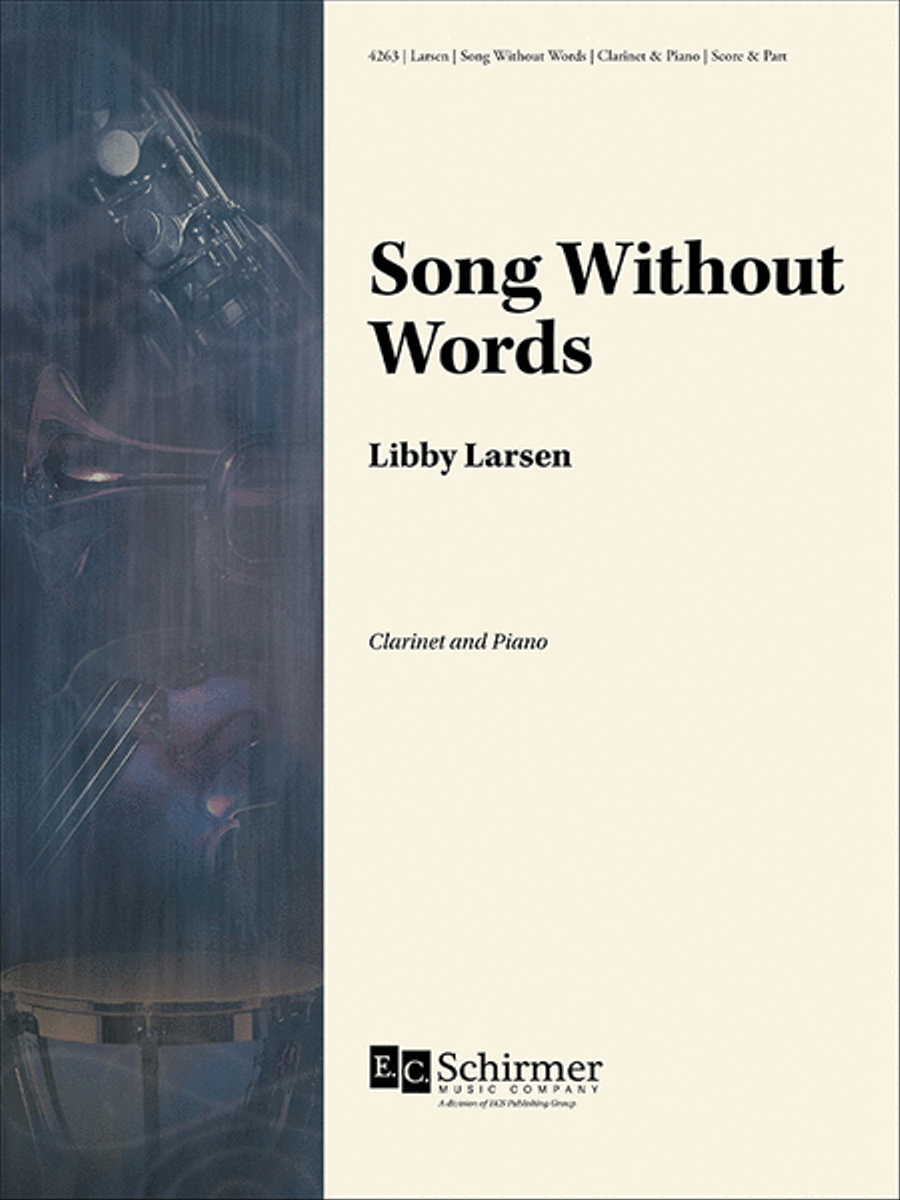 Song without Words for Clarinet and Piano Clarinet Solo scores gallery preview page 1
