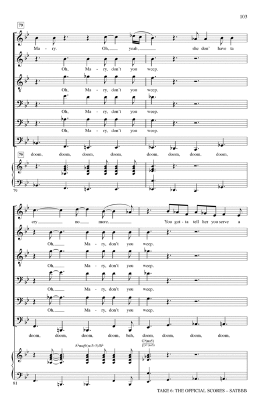 Mary A Cappella scores gallery preview page 21