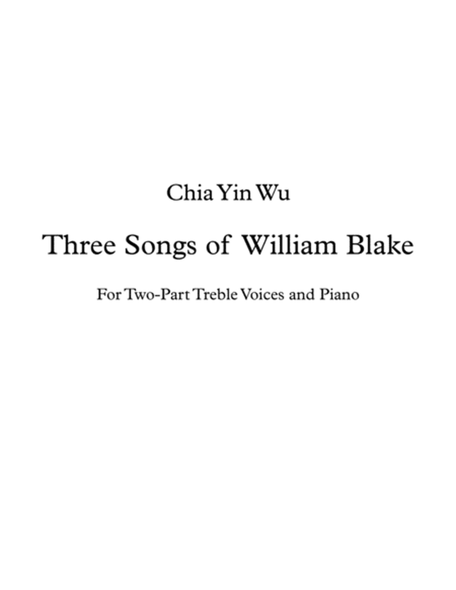 Three Songs of William Blake (Two Part Treble Voices and Piano) image number null
