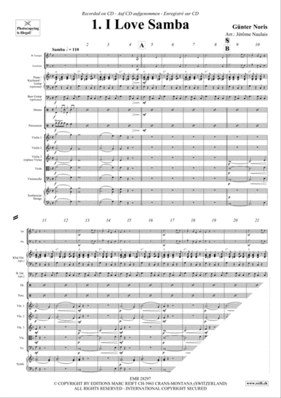 Let's Dance Volume 3 Brass Ensemble scores gallery preview page 3