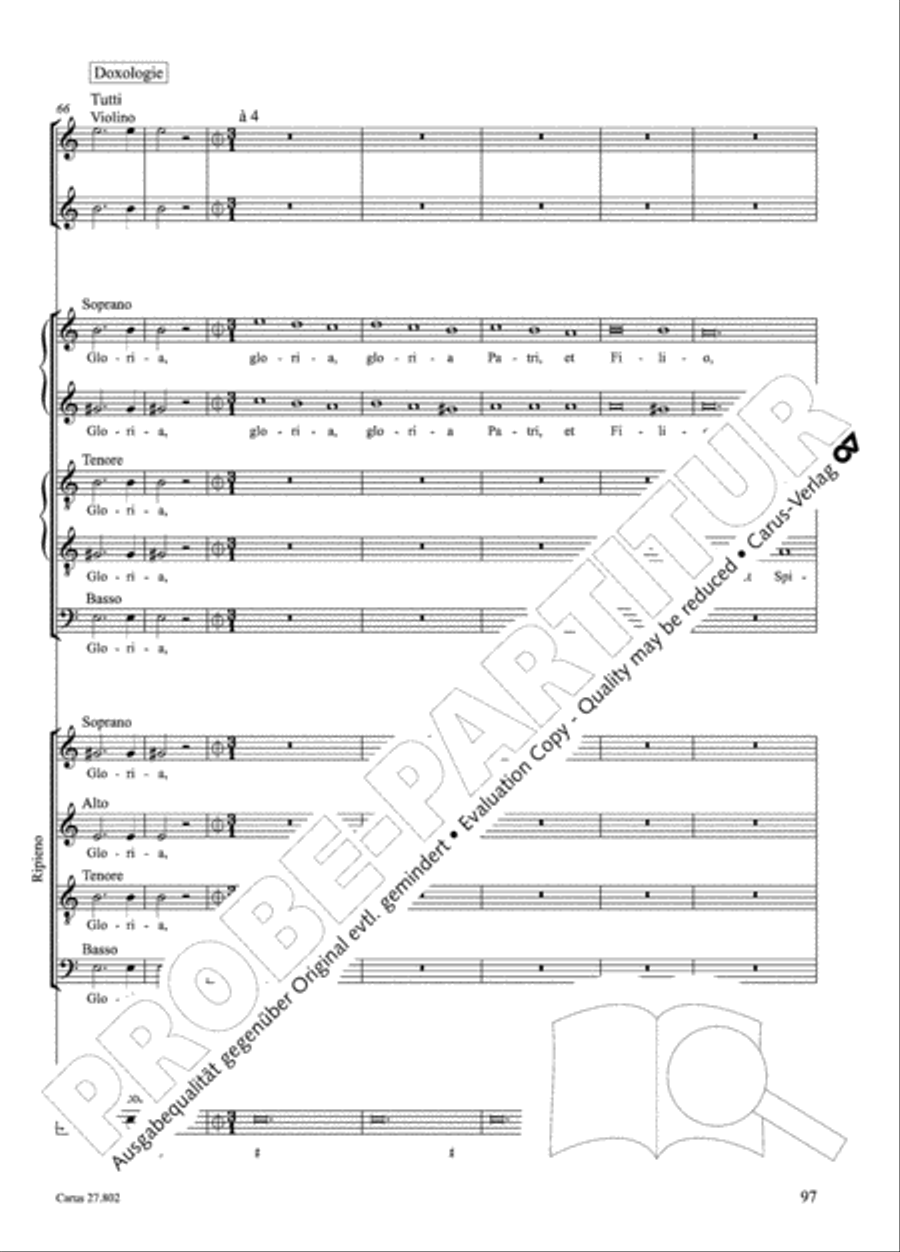 Salmi I (Selva morale e spirituale) Collection / Songbook scores gallery preview page 122