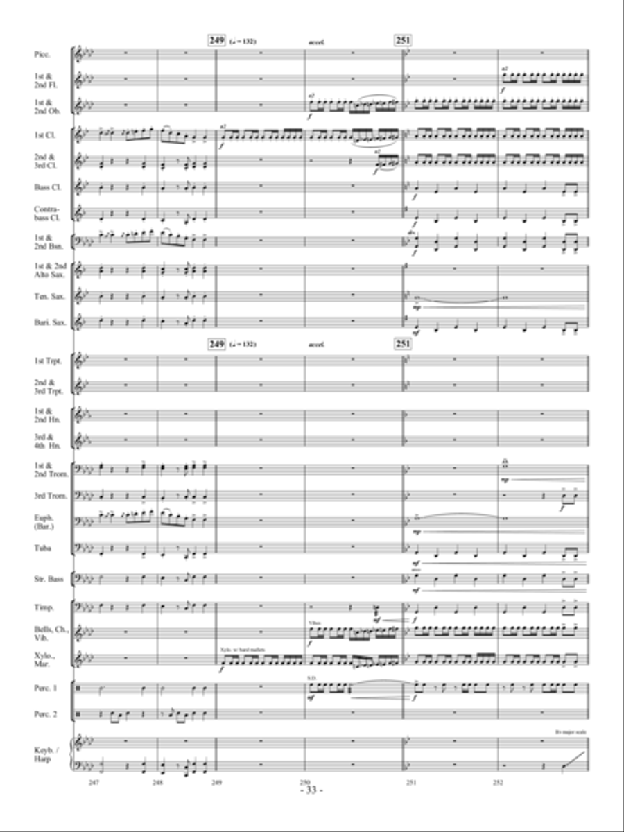 Sea Song Fantasy Sea Song Fantasy Concert Band scores gallery preview page 32