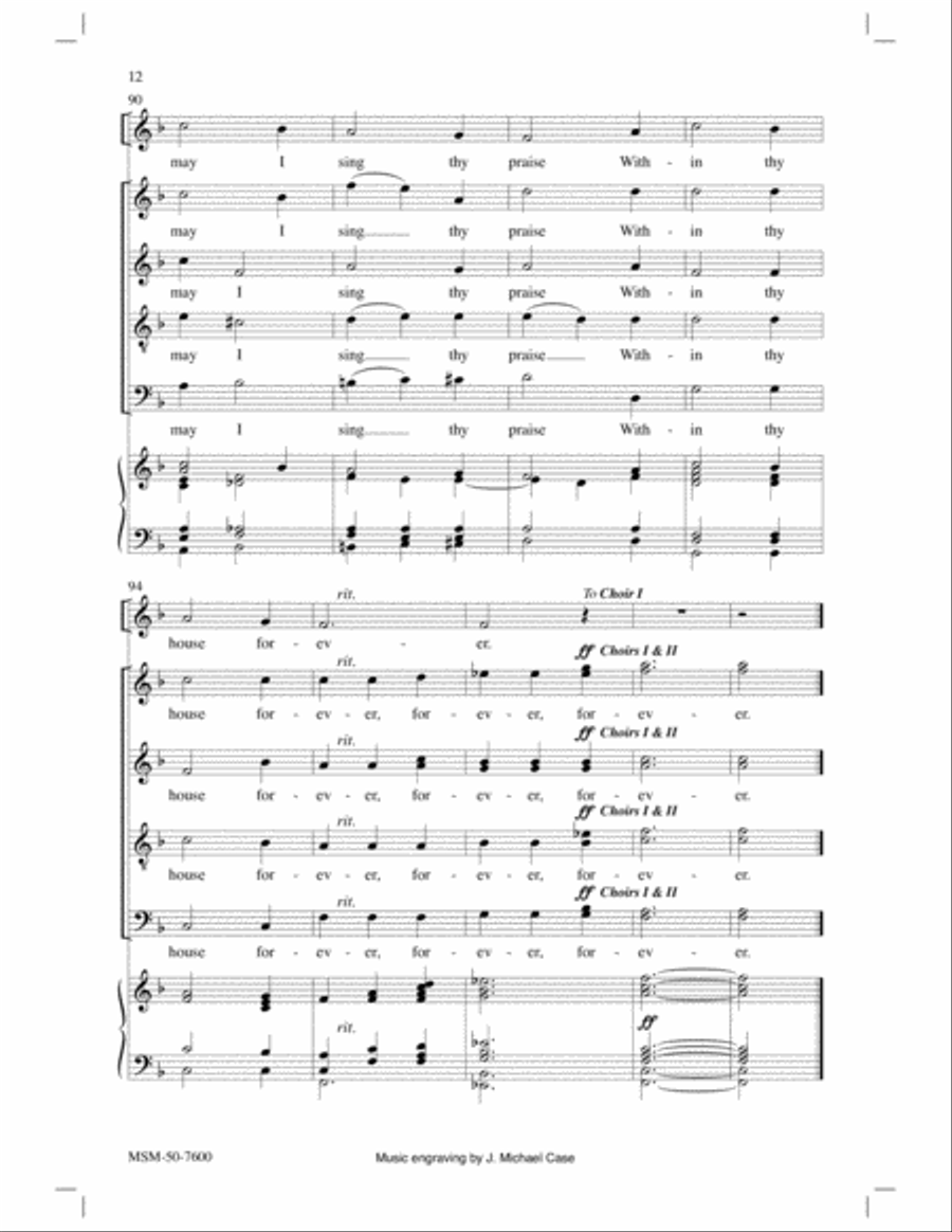 The King of Love My Shepherd Is Divisi scores gallery preview page 7