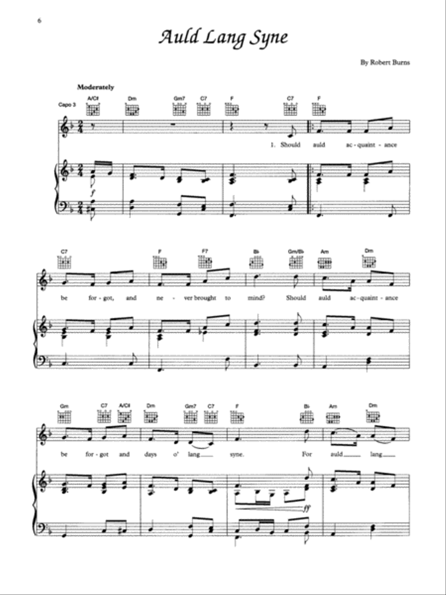 Songs of Scotland Piano, Vocal, Guitar scores gallery preview page 2