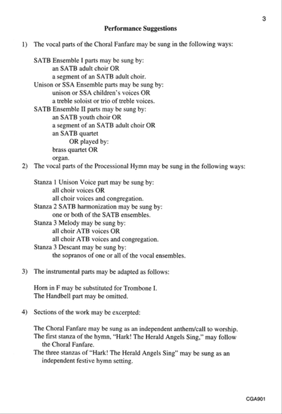 Hark The Herald Angels Sing Full Score Women's Choir scores gallery preview page 3