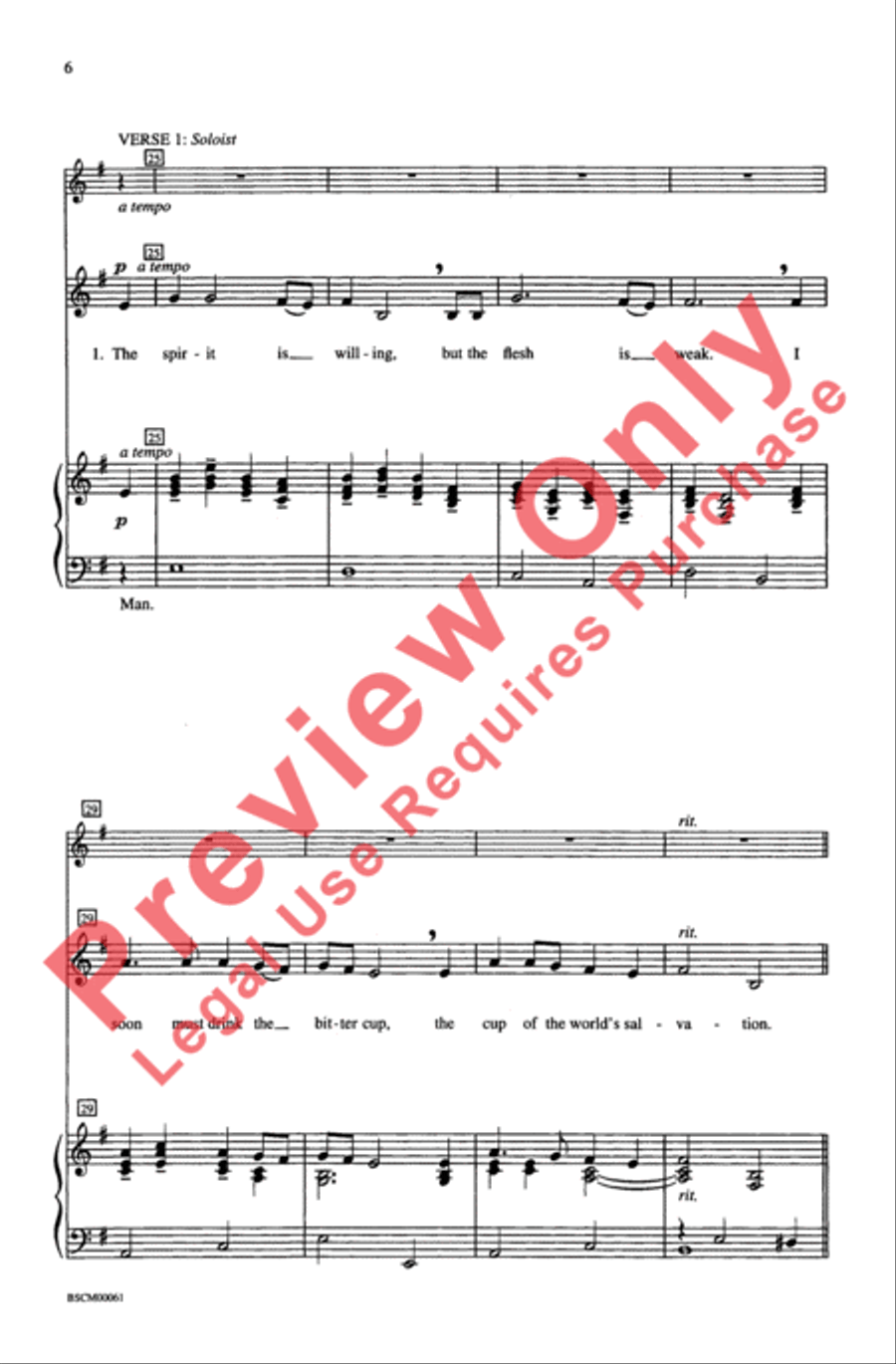 Could You Not Watch 4-Part scores gallery preview page 5