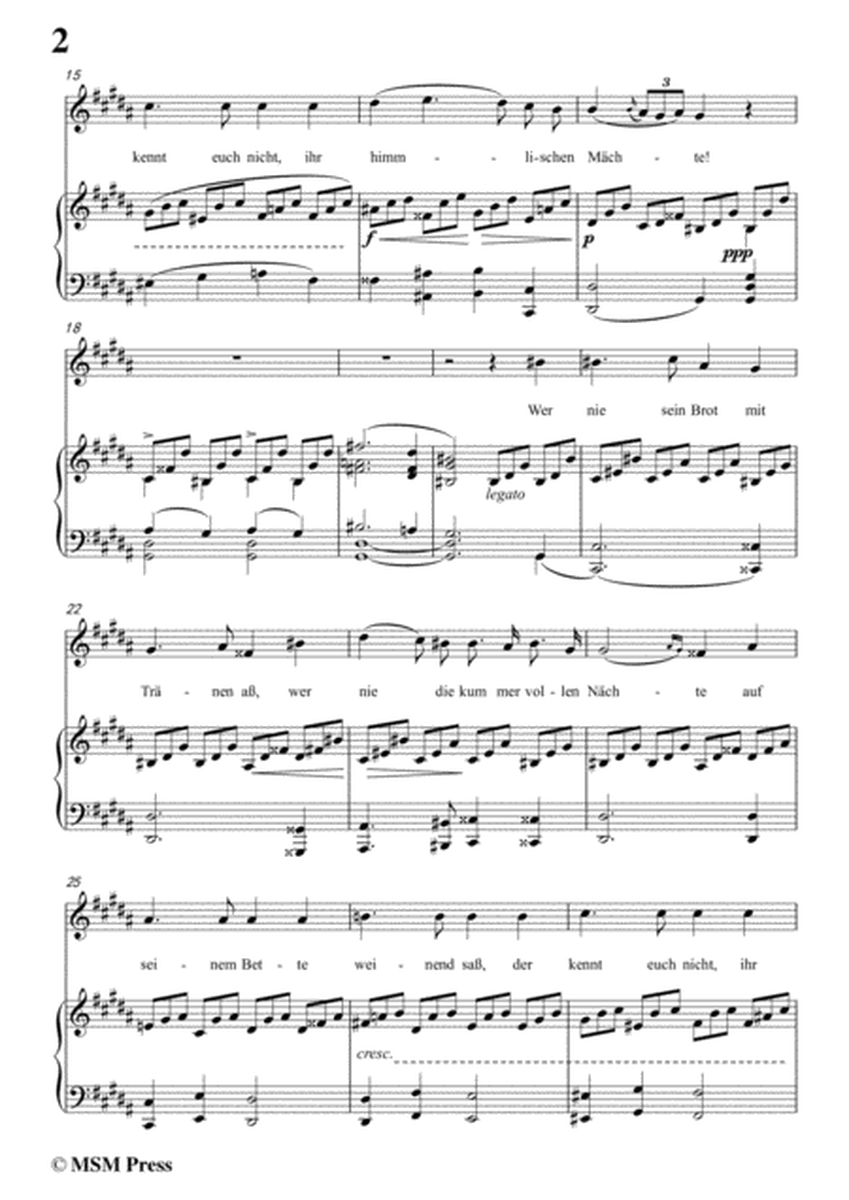 Schubert-Gesänge des Harfners,Op.12 No.2,in g sharp minor,for Voice&Piano image number null