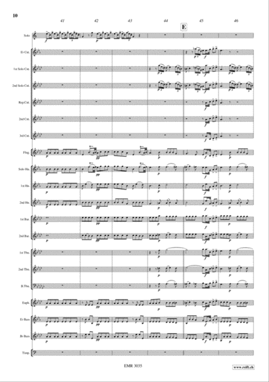 Sinfonia Pastorella Brass Band scores gallery preview page 11