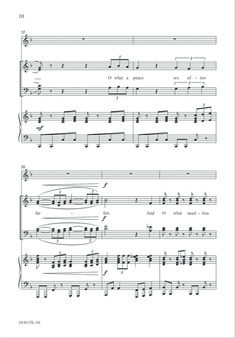 What a Friend 4-Part scores gallery preview page 11