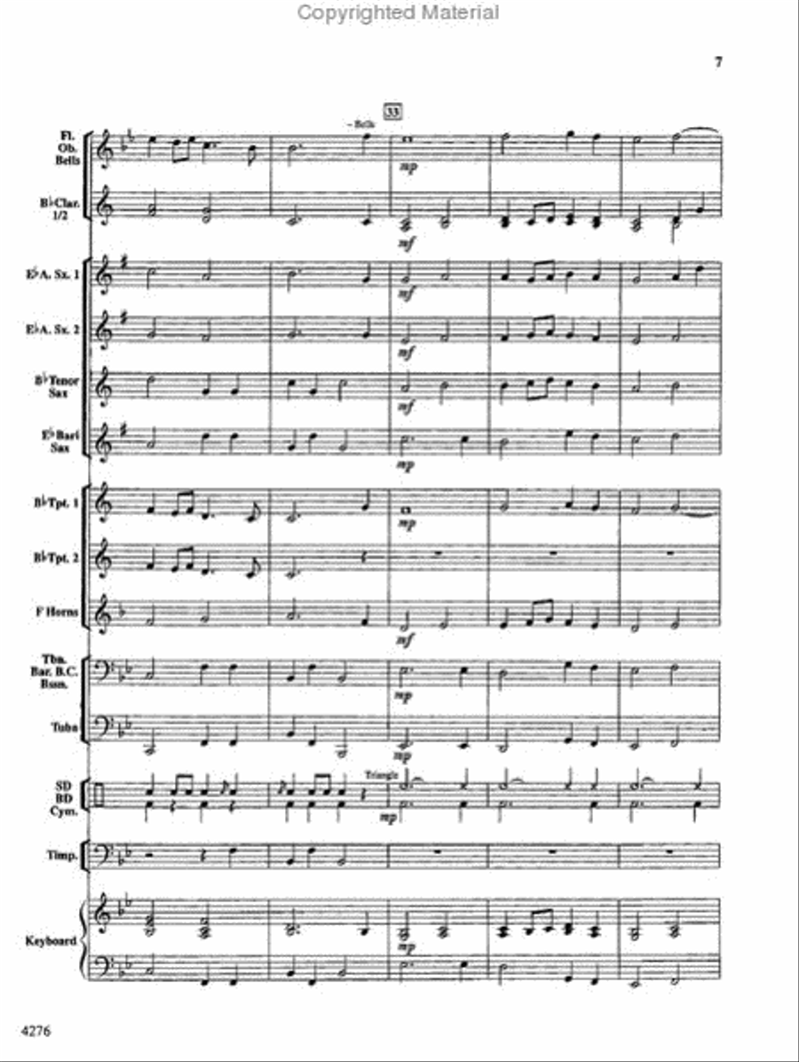 Nottingham Concert Band scores gallery preview page 8
