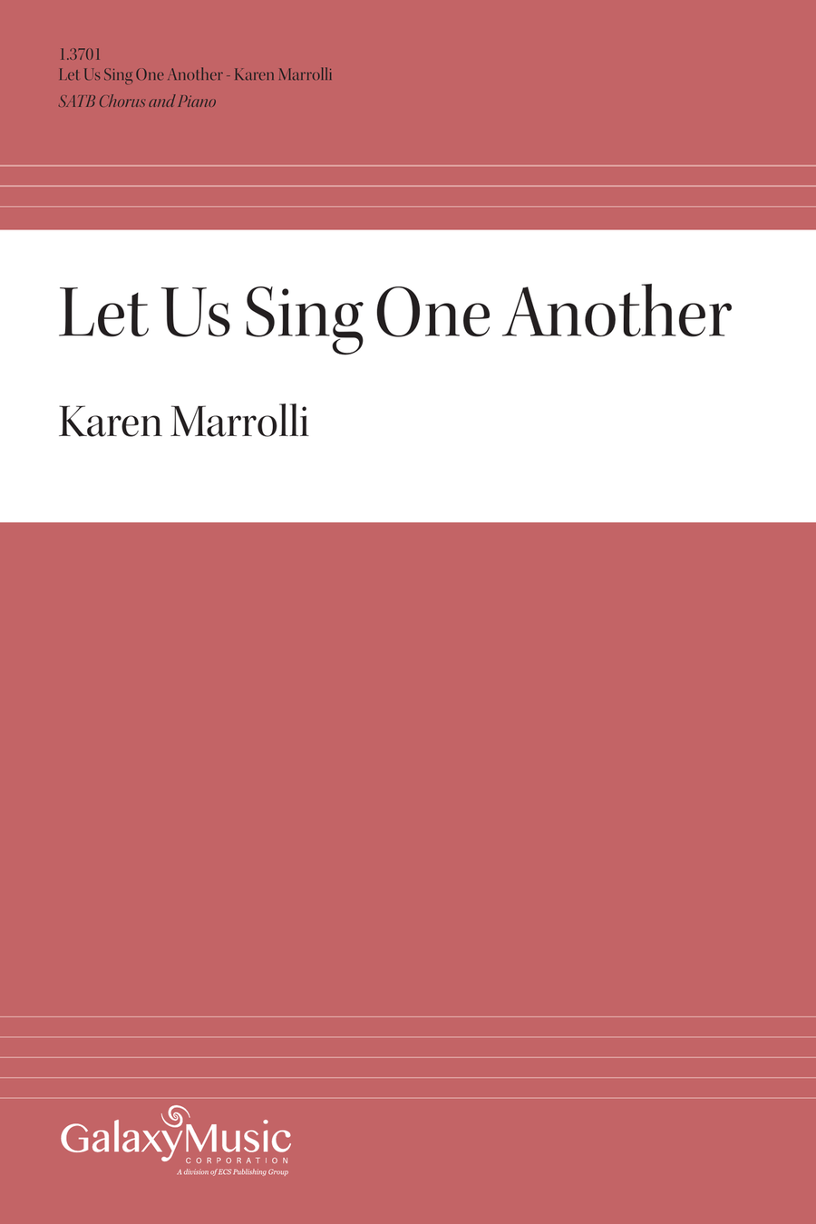 Let Us Sing One Another 4-Part scores gallery preview page 1