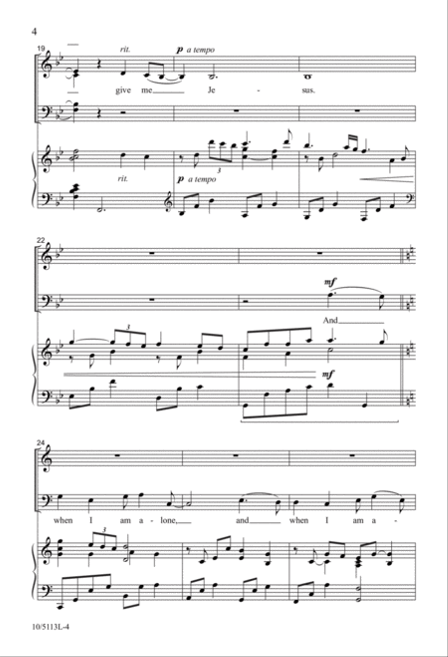 Give Me Jesus Give Me Jesus 4-Part scores gallery preview page 4