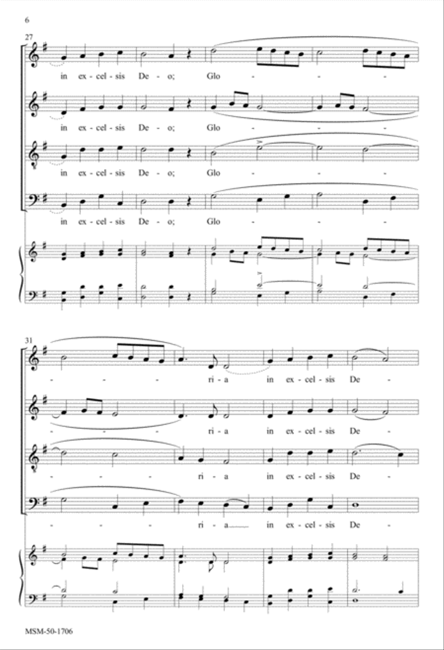 Angels We Have Heard on High Divisi scores gallery preview page 6