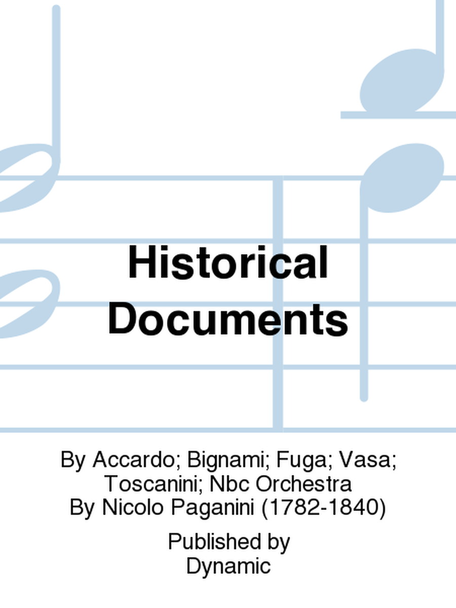 Historical Documents