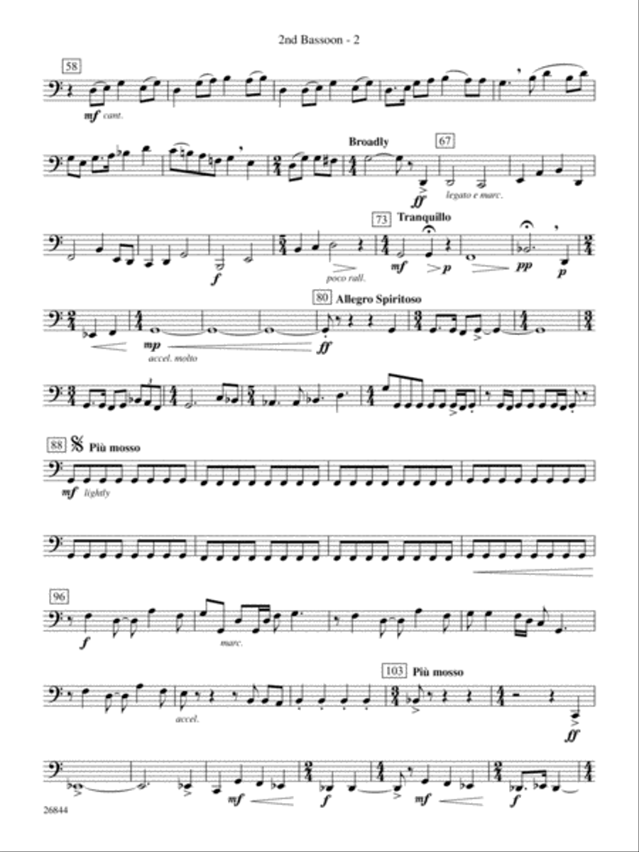 Foundation: 2nd Bassoon Foundation: 2nd Bassoon Concert Band scores gallery preview page 2