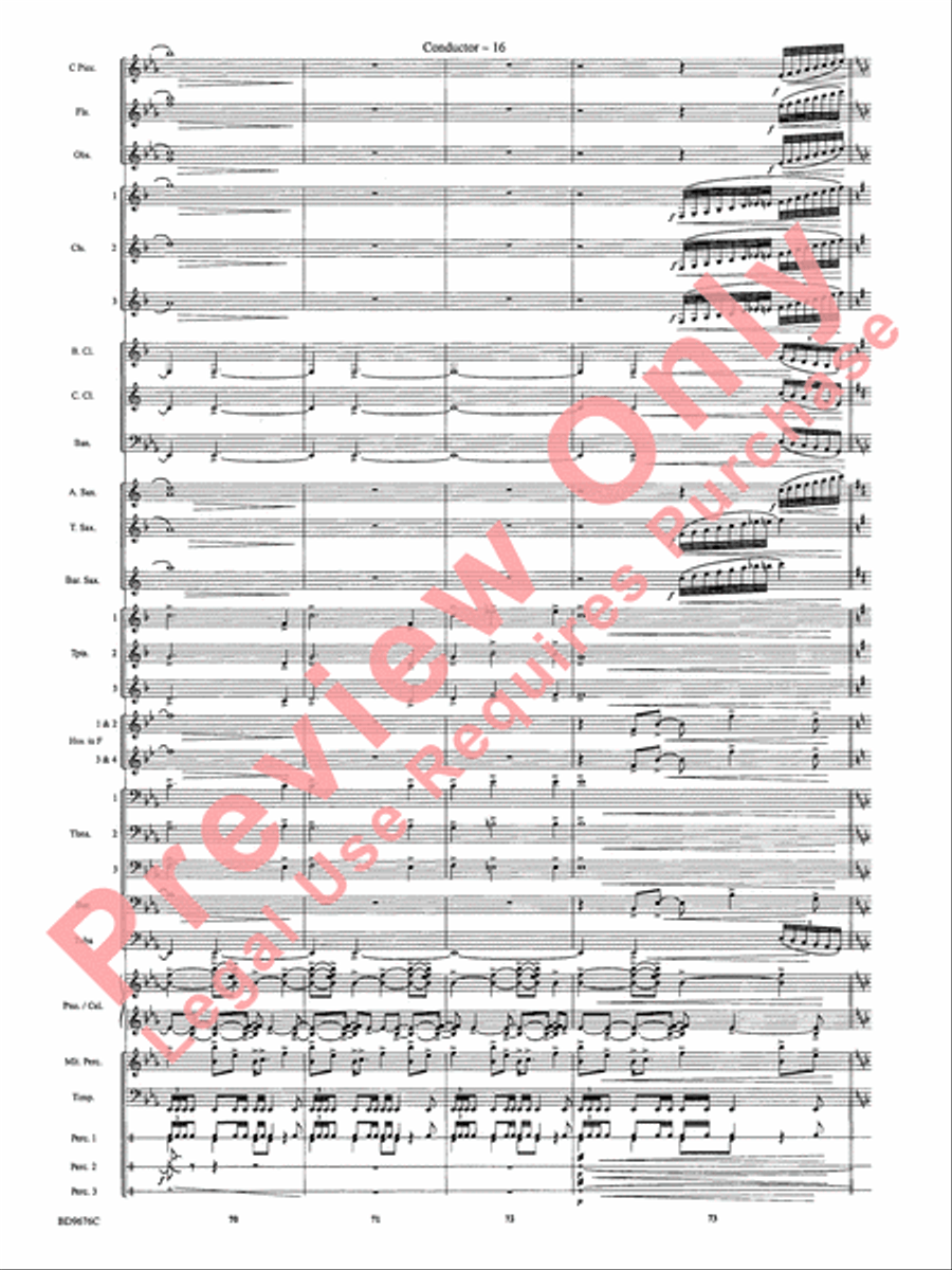 Paradiso Paradiso Concert Band scores gallery preview page 19
