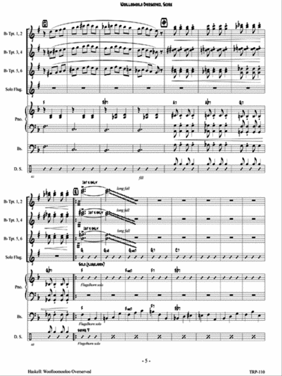 Woolloomooloo Overeserved Small Ensemble scores gallery preview page 6
