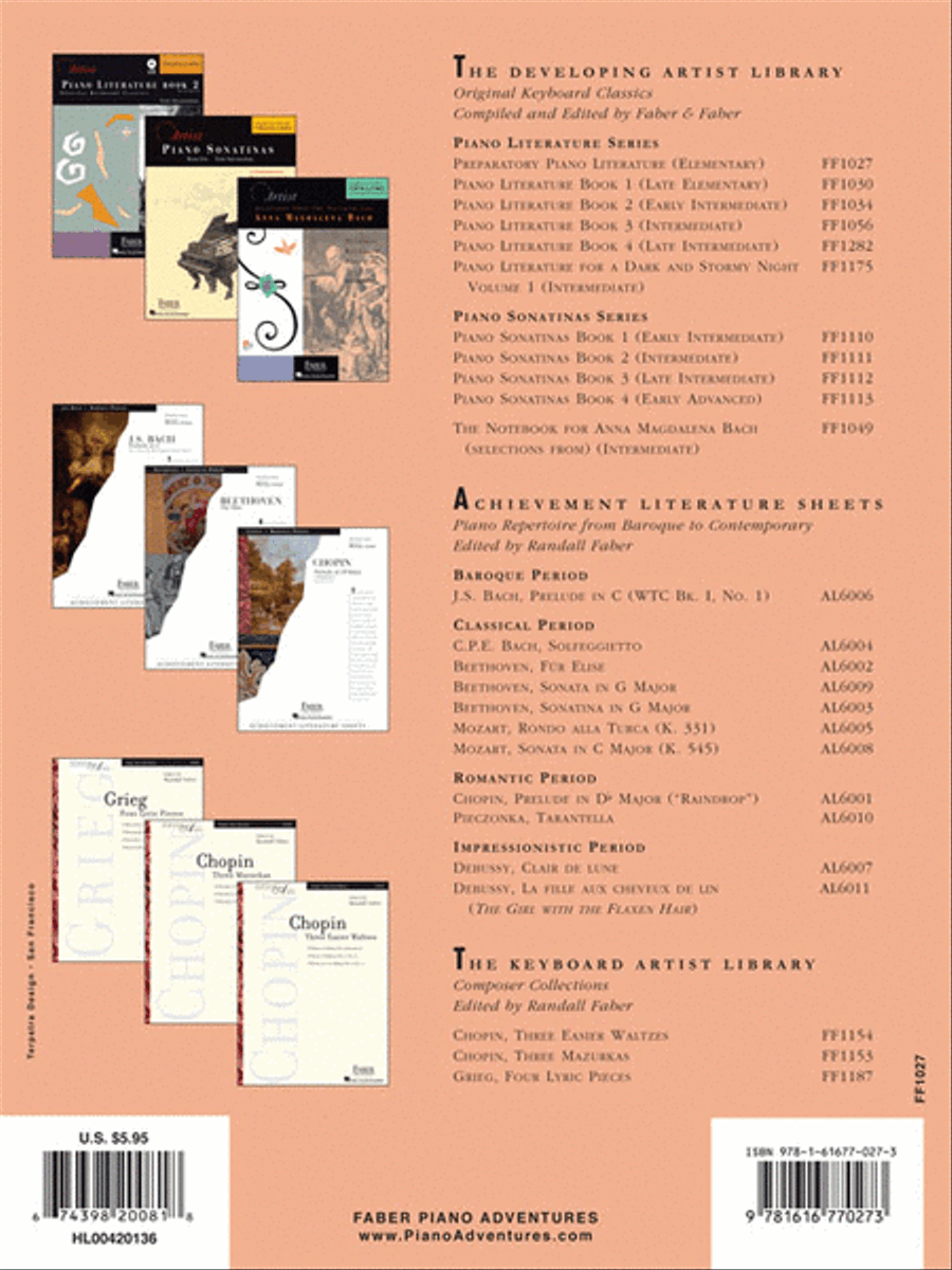 Preparatory Piano Literature Piano Method scores gallery preview page 8