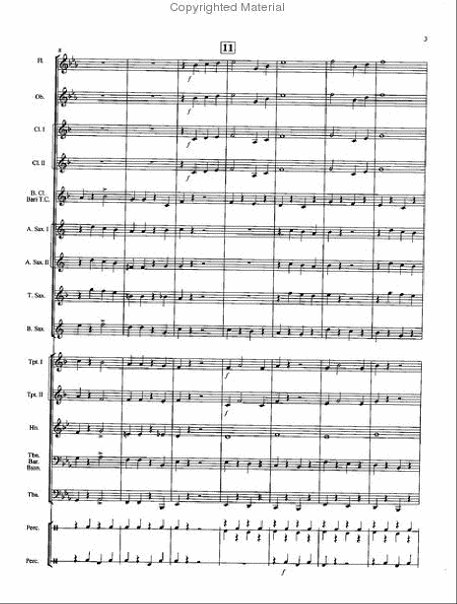 Spring Fever Concert Band scores gallery preview page 3