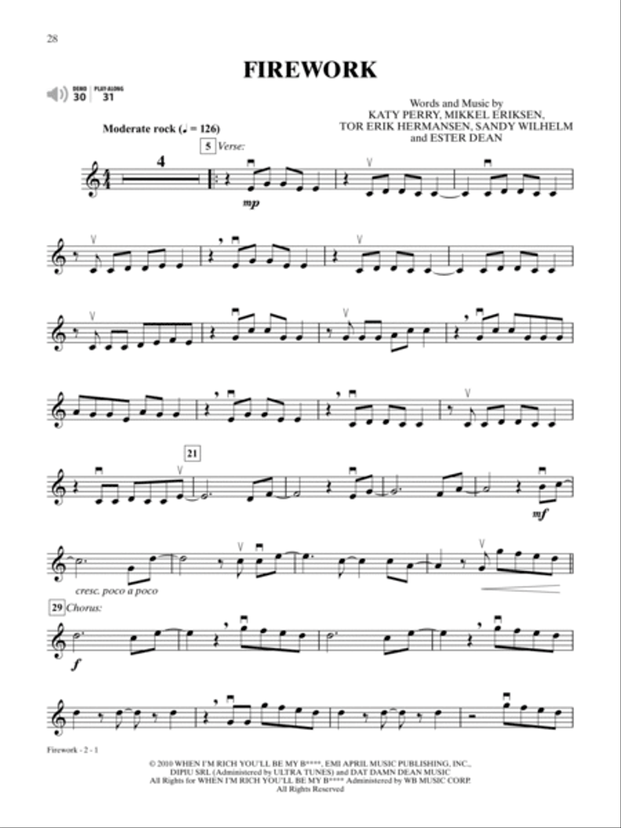 Ultimate Pop & Rock Instrumental Solos for Strings String Orchestra scores gallery preview page 4