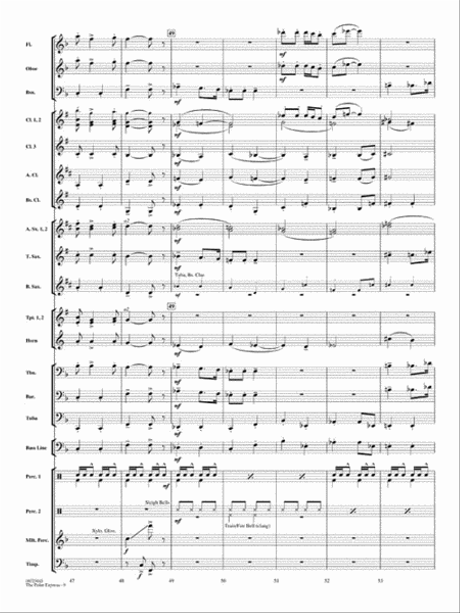 The Polar Express (Medley) Concert Band scores gallery preview page 10
