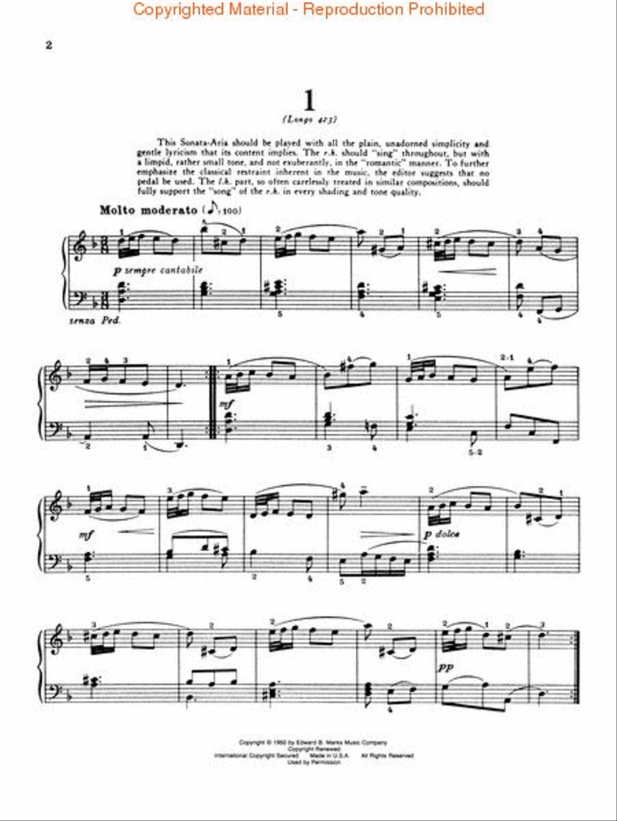 12 Easy Scarlatti Sonatas Piano Solo scores gallery preview page 2