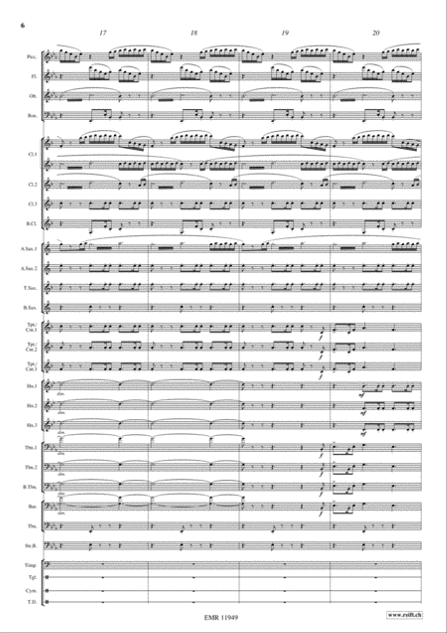 Apocalypse Now Concert Band scores gallery preview page 7