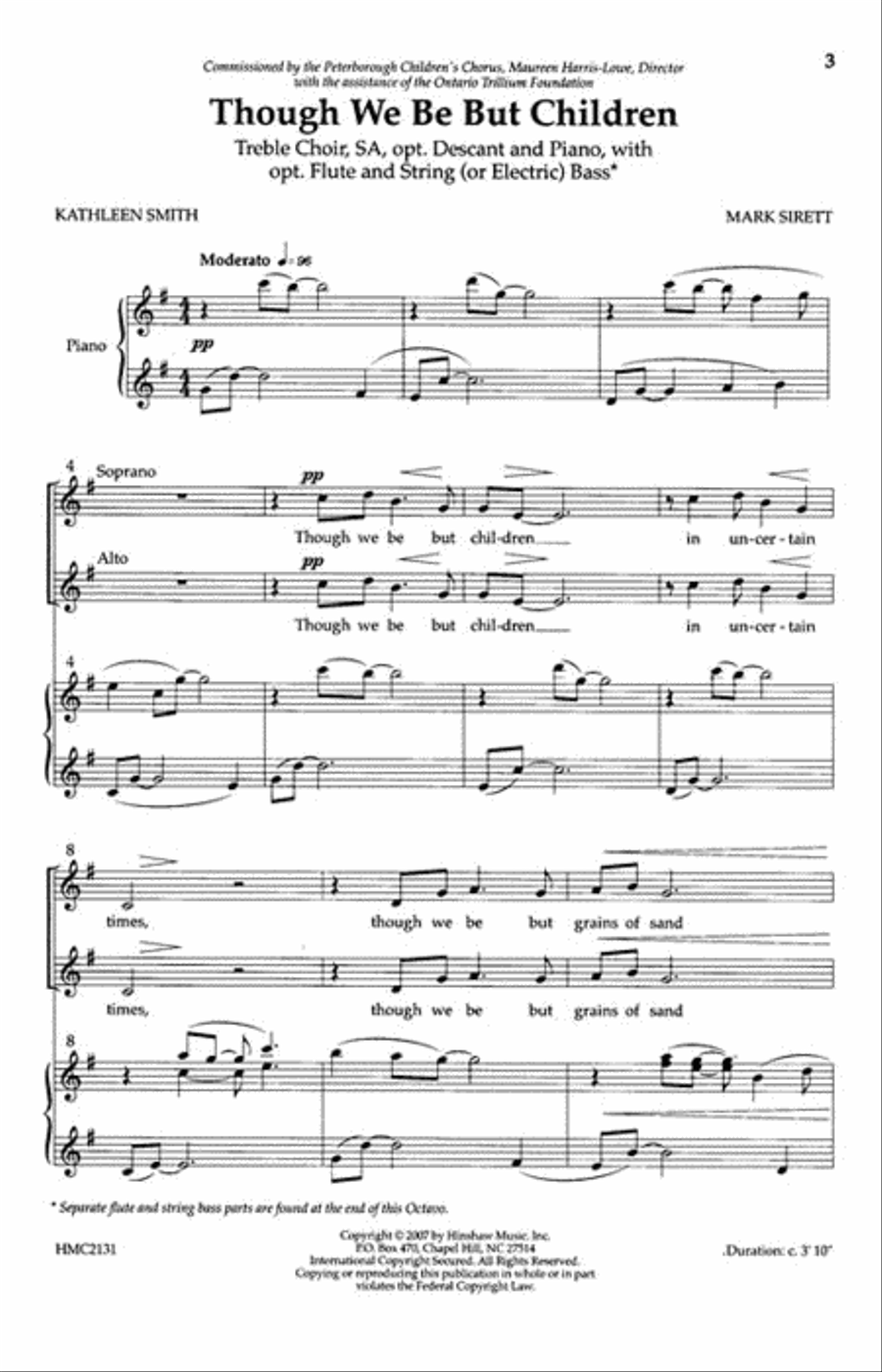 Though We Be But Children SA scores gallery preview page 2