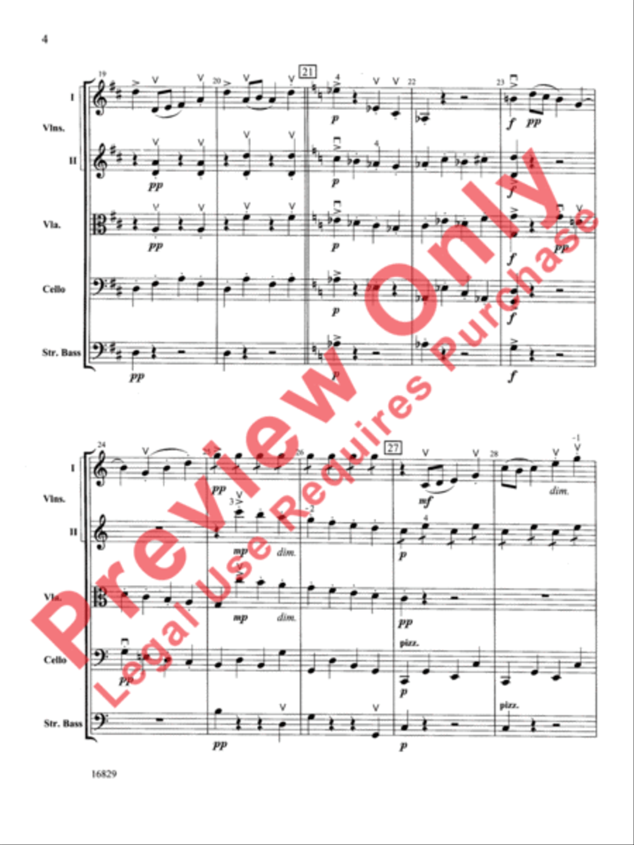 Classical Symphony Classical Symphony String Orchestra scores gallery preview page 5