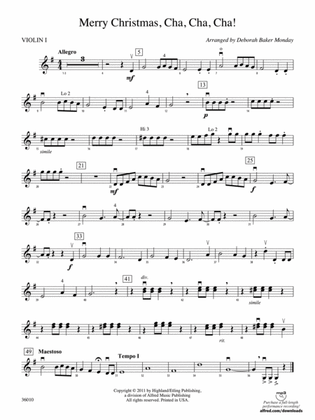 Merry Christmas, Cha, Cha, Cha!: 1st Violin