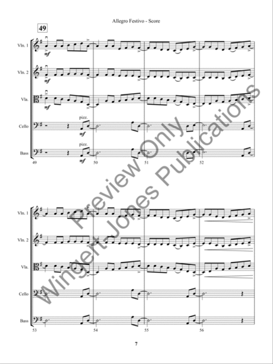 Avalon Rising (Score) String Orchestra scores gallery preview page 10