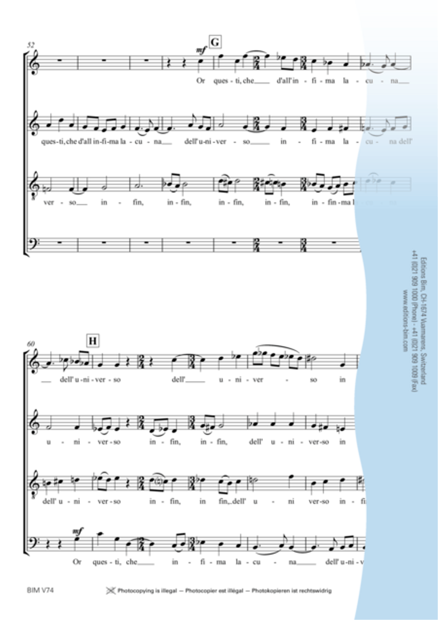 Il Paradiso Il Paradiso 4-Part scores gallery preview page 6