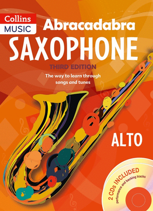 Book cover for Abracadabra Saxophone Book/2CD 3Rd Edition