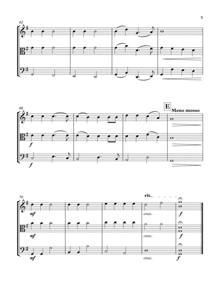 Jingle Bells Violin Viola and Cello Trio image number null