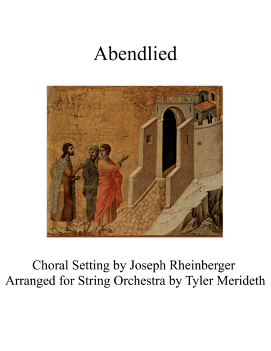 Abendlied String Orchestra scores gallery preview page 1