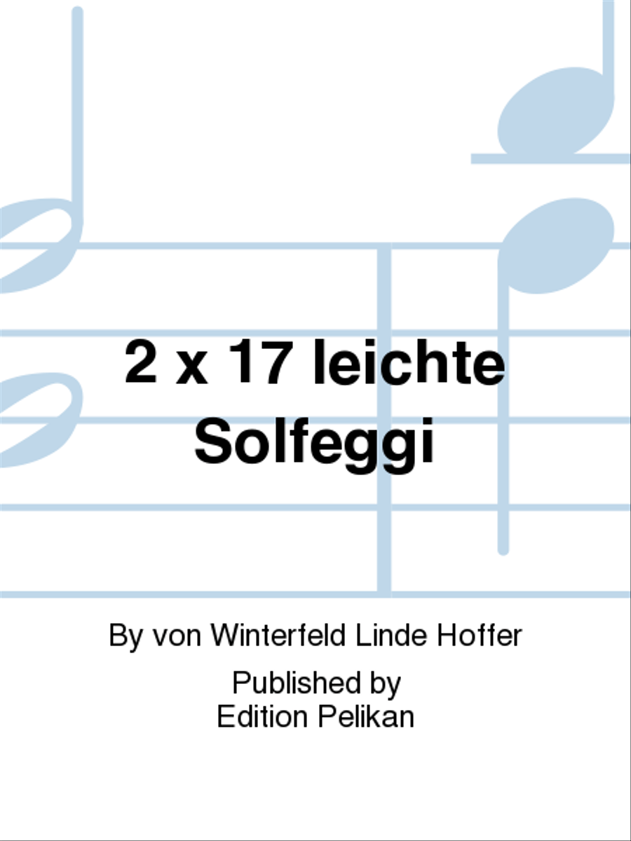 2 x 17 leichte Solfeggien School and Community scores gallery preview page 1