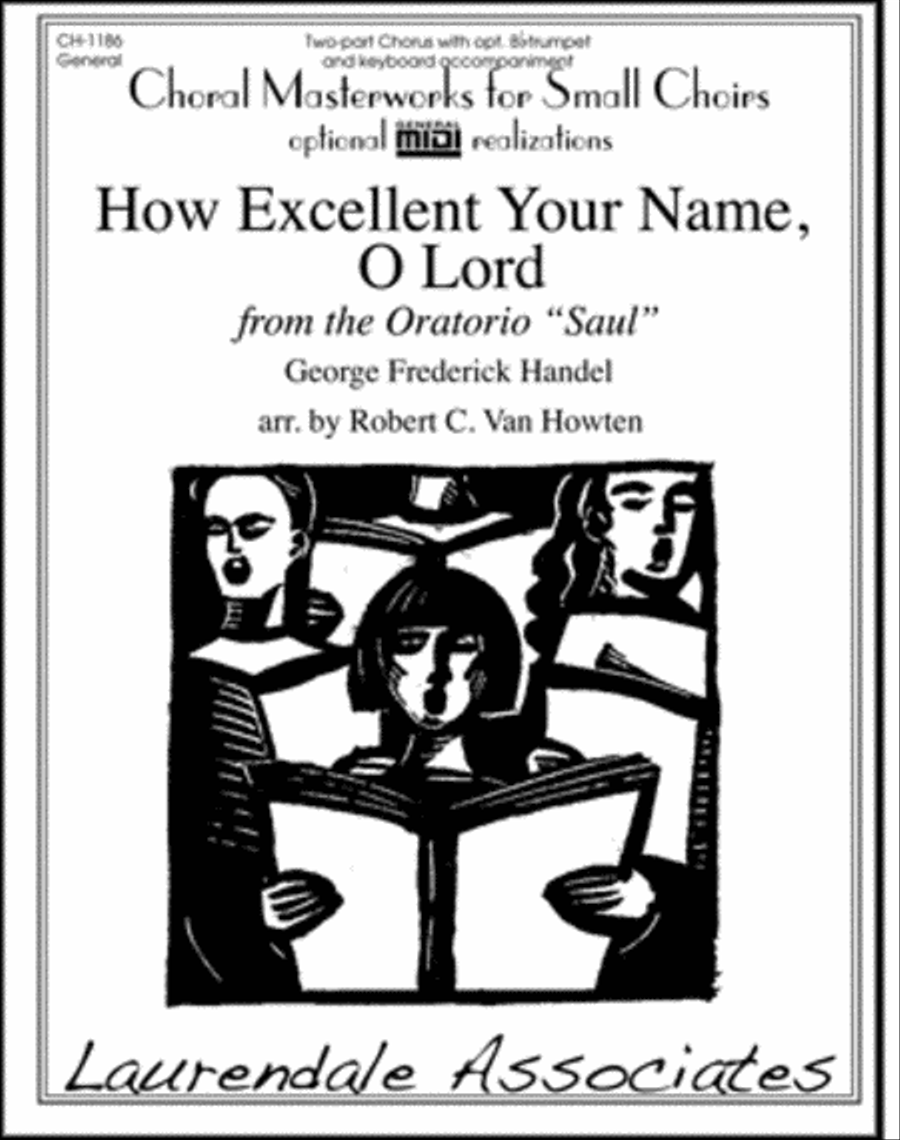 How Excellent Your Name, O Lord 2-Part scores gallery preview page 1