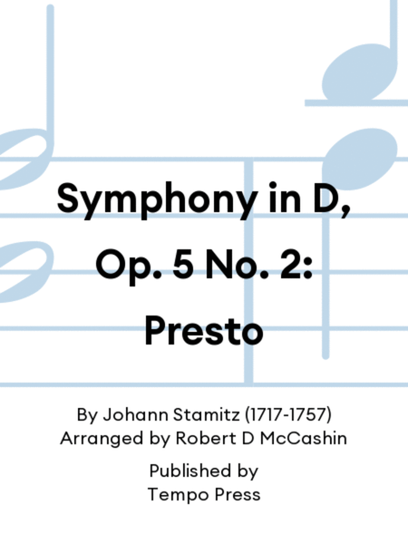 Symphony in D, Op. 5 No. 2: Presto image number null