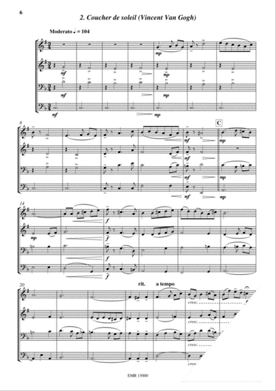 Four Pictures Volume 1 Four Pictures Volume 1 Brass Quartet scores gallery preview page 4