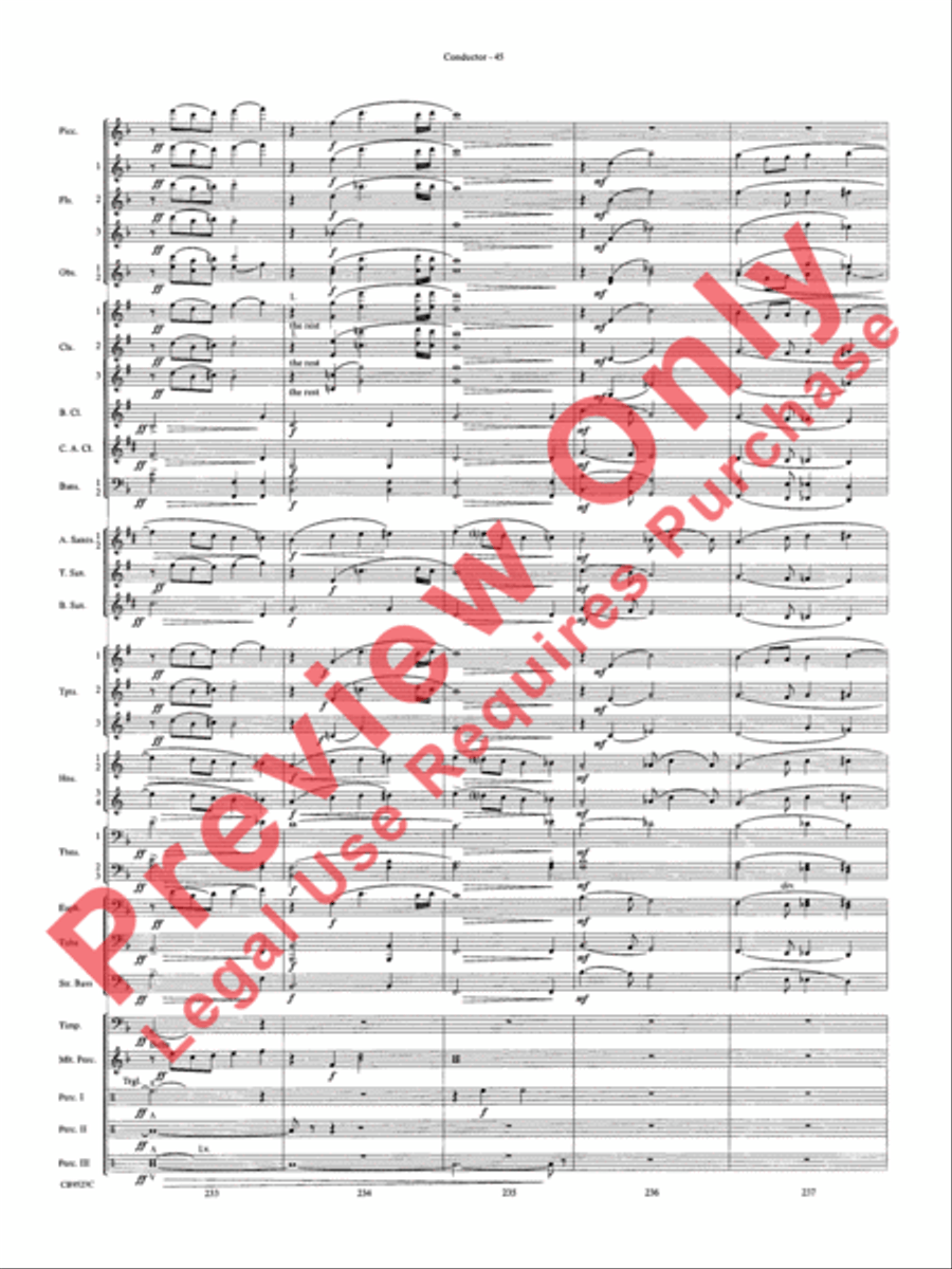The Wizard of Oz Concert Band scores gallery preview page 48