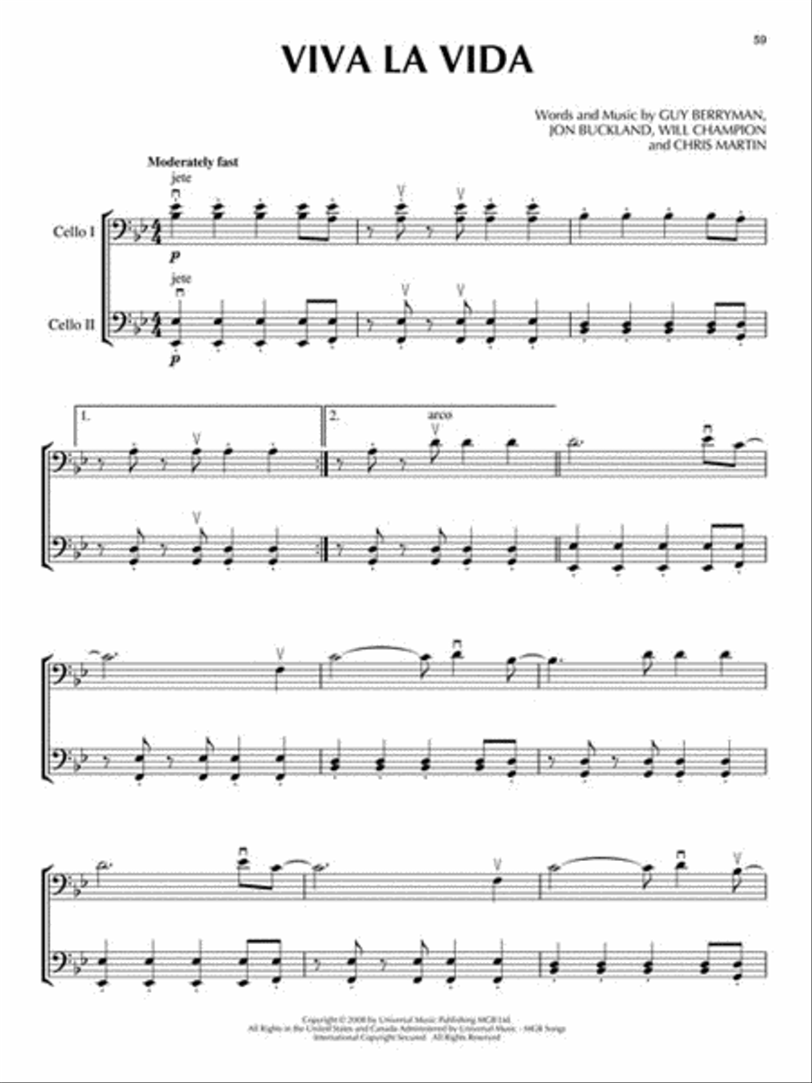 2Cellos: Luka Sulic & Stjepan Hauser – Revised Edition String Duet scores gallery preview page 4