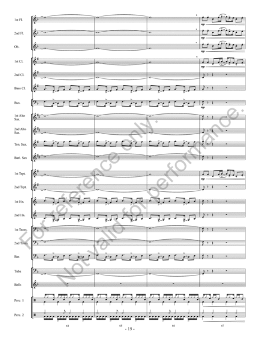 Partay! Concert Band scores gallery preview page 20