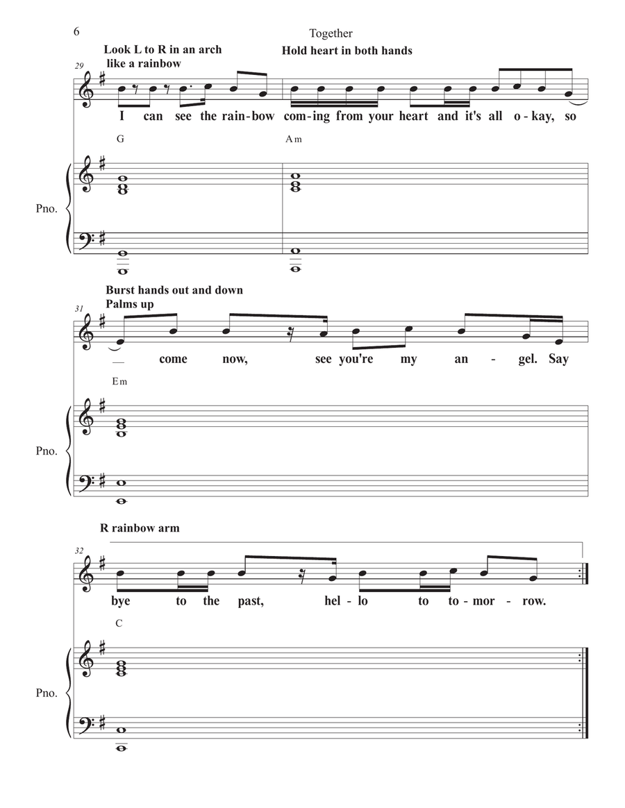 Together Unison Choir scores gallery preview page 6