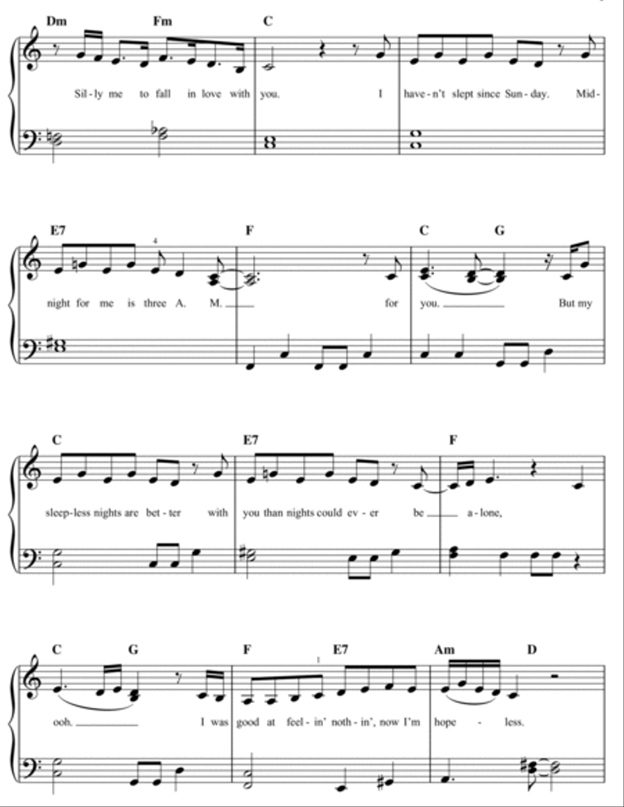 Halley's Comet Easy Piano scores gallery preview page 3