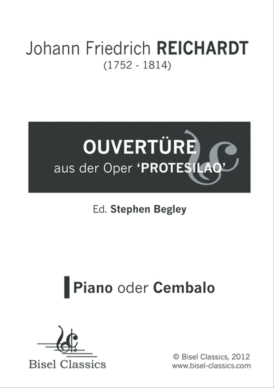 Ouverture aus der Oper Pentesilao Harpsichord scores gallery preview page 3