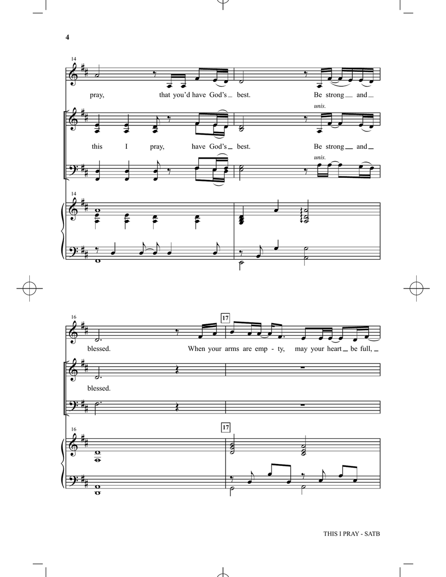 This I Pray This I Pray 4-Part scores gallery preview page 3