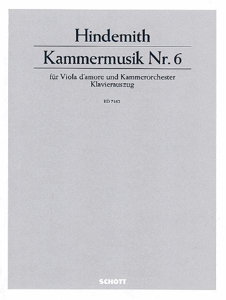 Chamber Music No. 5, Op. 46, No. 1